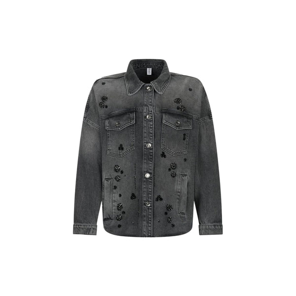 Liu Jo Giacca leggera Giacca Donna in denim con applicazioni XS - Francavilla Moda